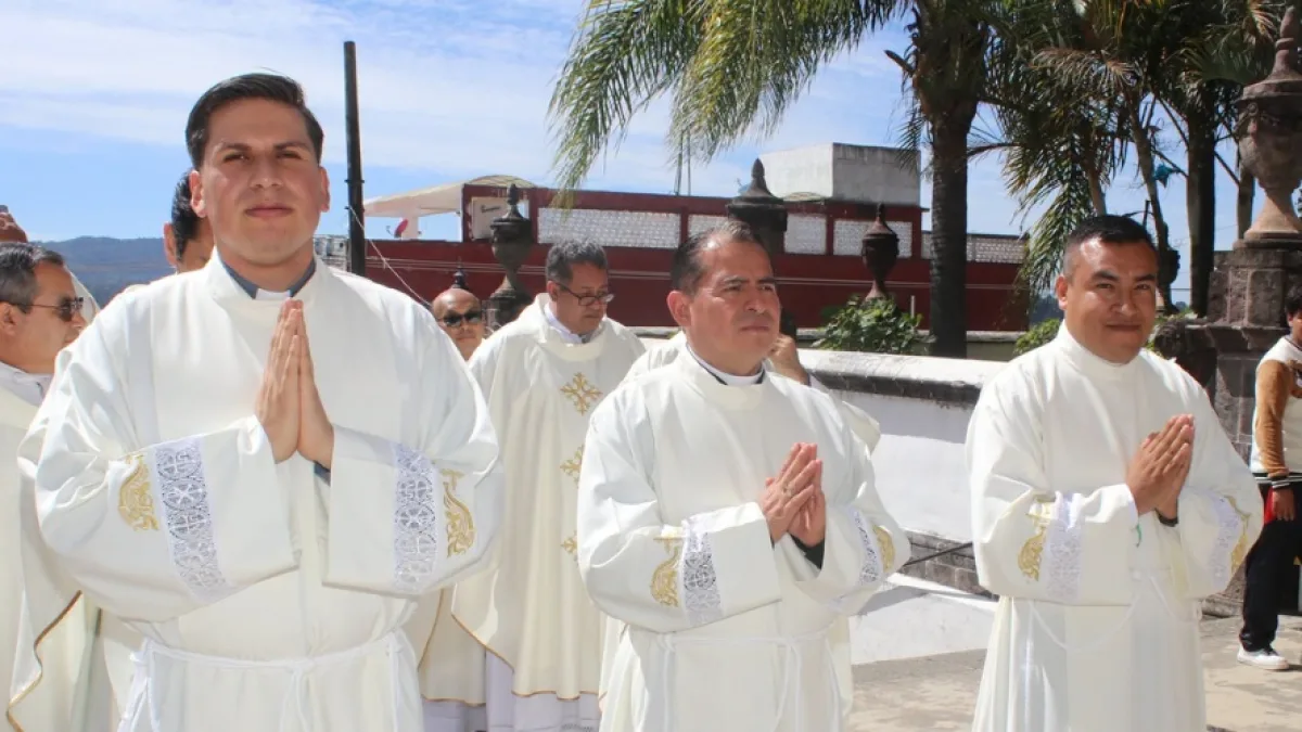 La Diócesis de Tenancingo celebra la ordenación diaconal de tres nuevos ministros