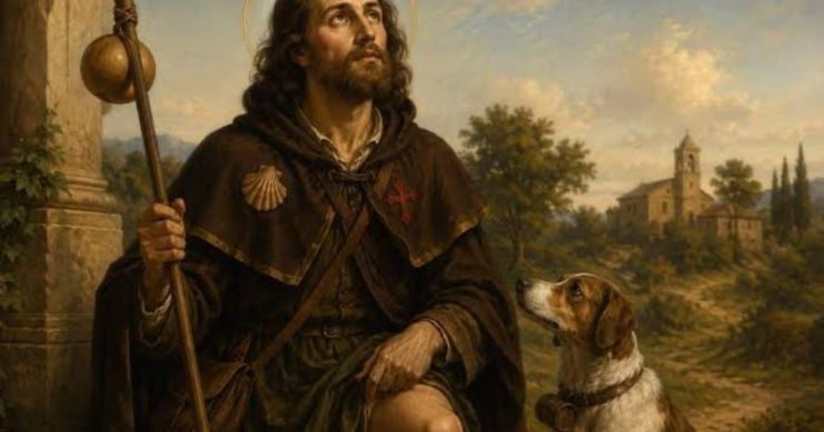 Por qué un perro lleva pan a san Roque