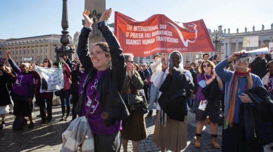 Cientos de jóvenes de todo el mundo alzarán su voz junto al Papa Francisco contra la trata de person