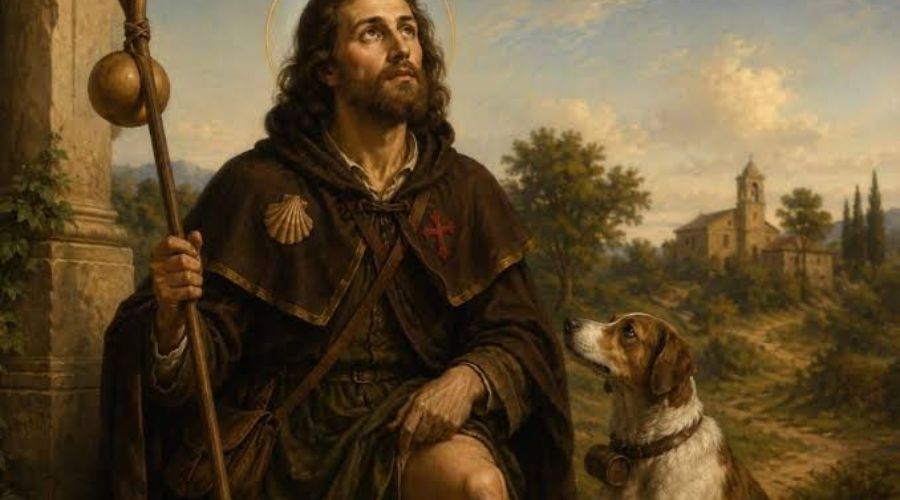 Por qué un perro lleva pan a san Roque