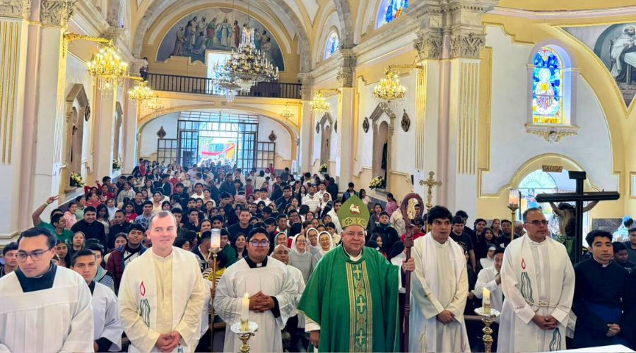 “Peregrinos de esperanza”: Jóvenes de toda la diócesis celebran en Texcaltitlán el Jubileo Diocesano
