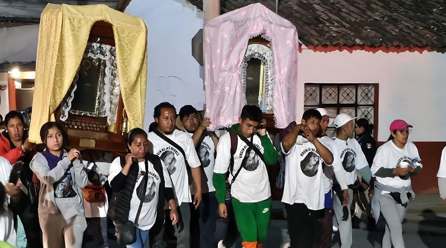 Peregrinos de Iztapalapa Visitan Imagen de la Inmaculada Concepción de María en Tenancingo 