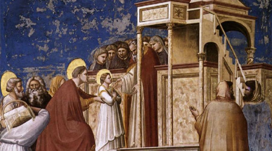 ¿Por qué la Virgen María fue presentada en el templo?