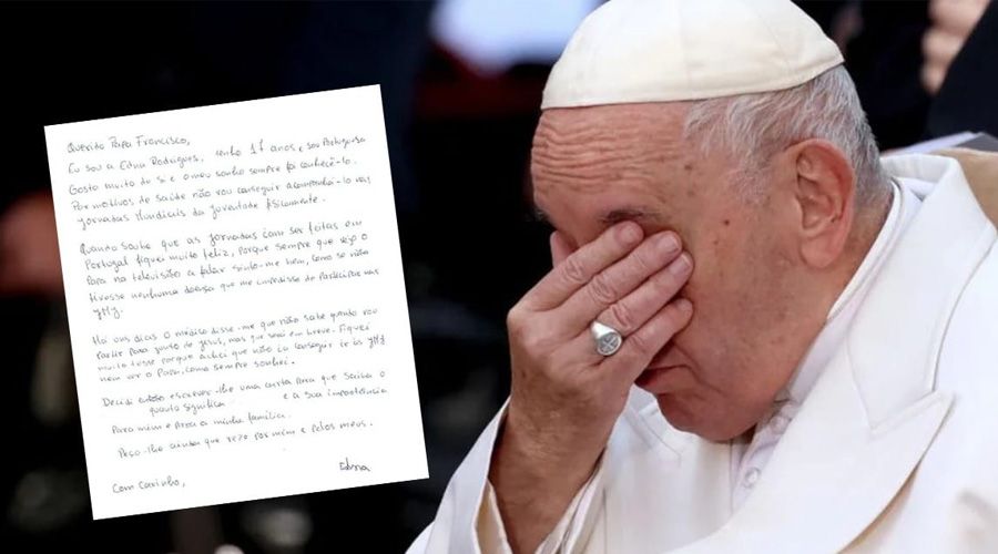 La carta de Edna al Papa Francisco