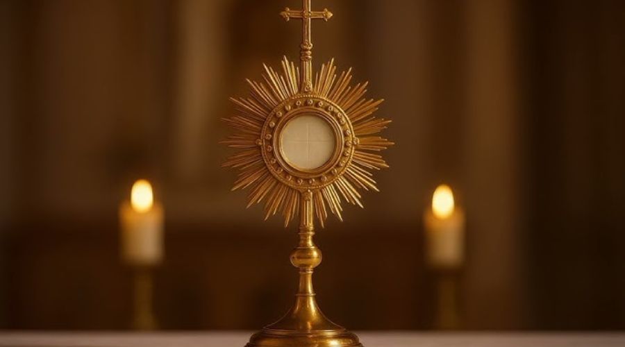 7 hermosas oraciones para hacer frente al Santísimo Sacramento