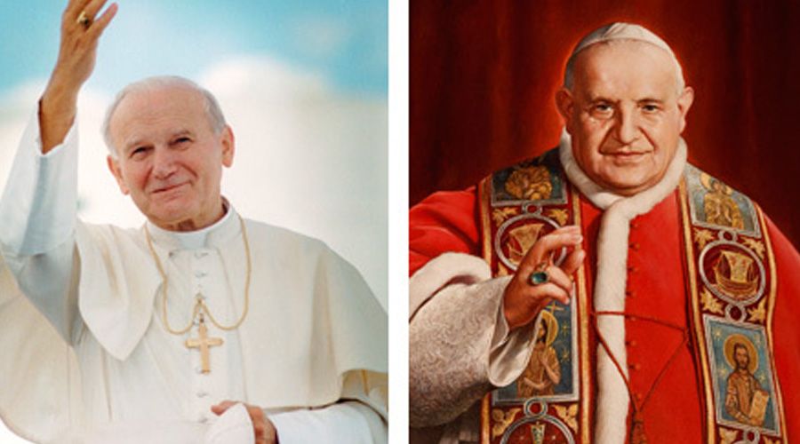 Hoy se cumplen 9 años de la canonización de San Juan Pablo II y San Juan XXIII