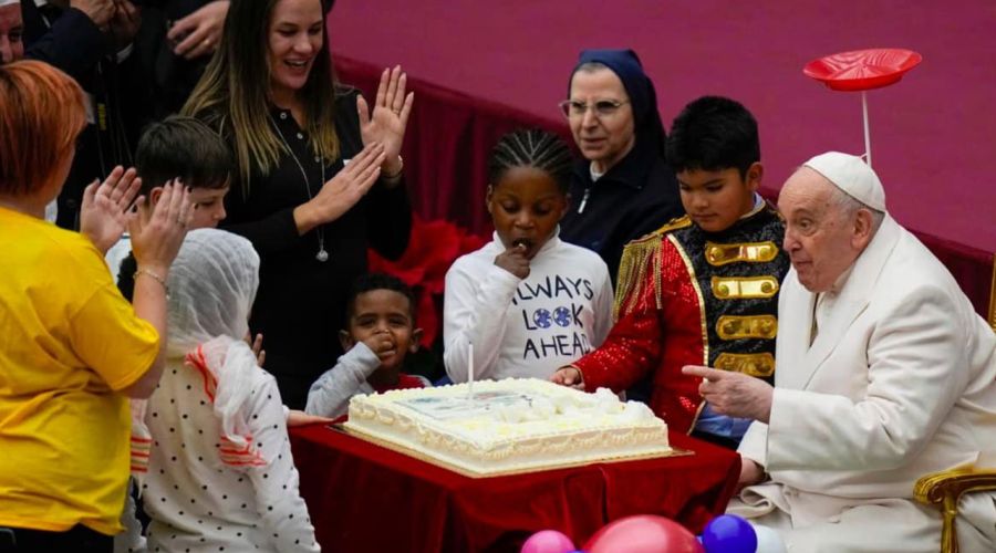 Así celebró el Papa Francisco su cumpleaños