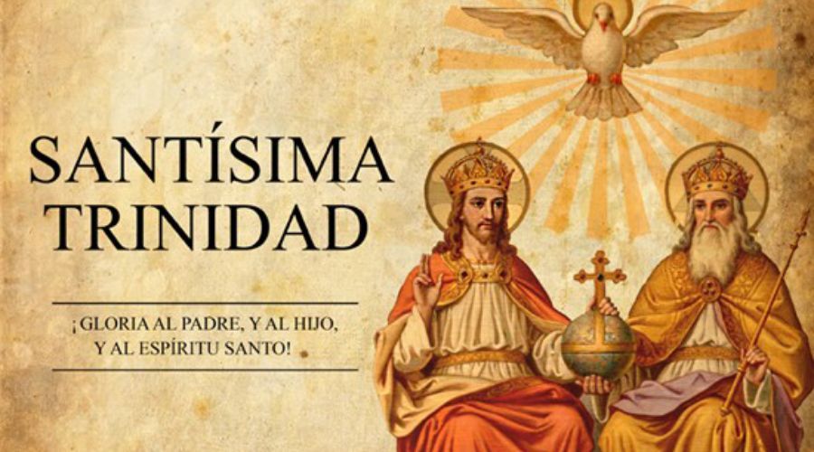 Hoy domingo celebramos la Solemnidad de la Santísima Trinidad, misterio del amor de Dios