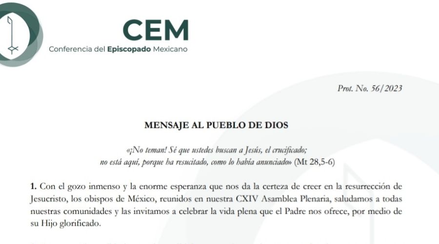 MENSAJE AL PUEBLO DE DIOS